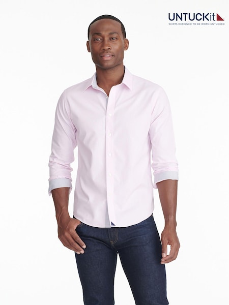 Рожевий - UnTuckIt Wrinkle-Free Slim Fit Douro 100% Cotton (659268) | 4 806 грн