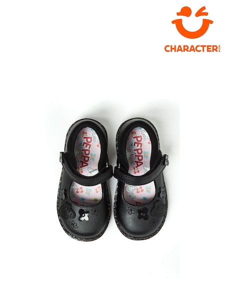 Character Black Peppa Pig School Shoes (659872) | AED193
