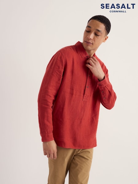 Orange - Regular Seasalt Cornwall Artists Shirt