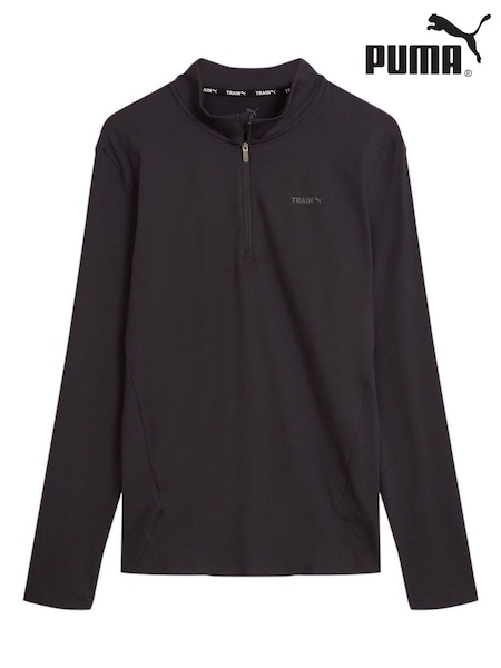Puma Grey EVOLVE Mens Training Quarter-Zip Jacket (660601) | €80