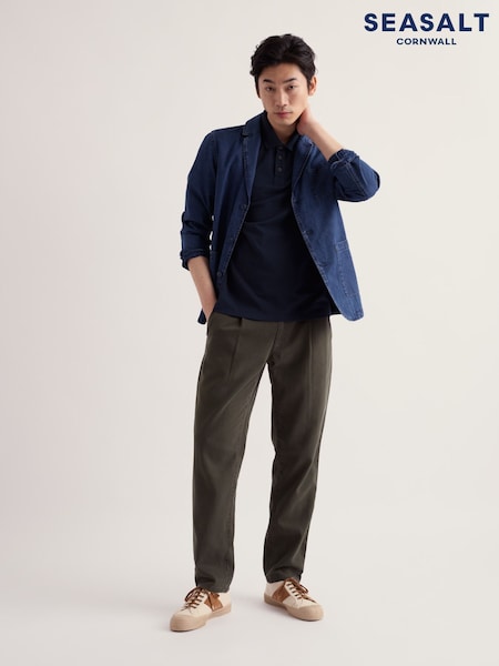 أخضر - Regular Seasalt Cornwall Helmsman Trousers