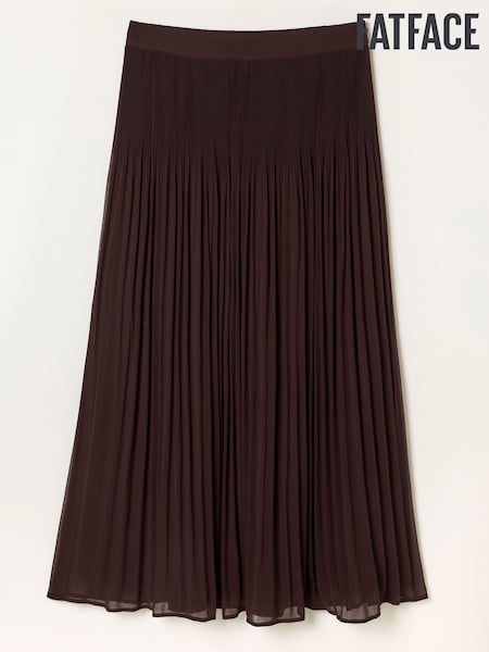 Chocolate Brown - Fatface Maxi Skirt