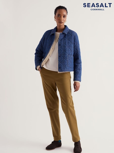 Khaki Green - Seasalt Cornwall Waterdance Trousers