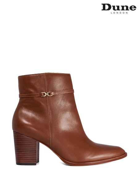 Brown - Dune London Pagety Ankle Boots