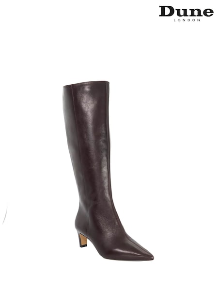Red - Dune London Smoulder Knee High Boots