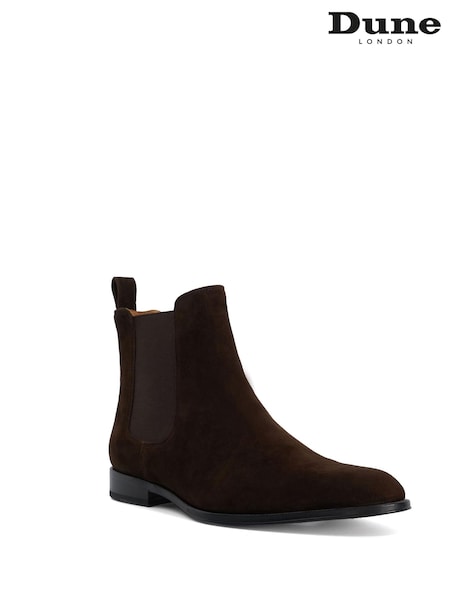 Marrón suave - Regular Dune London Manson Premium Chelsea Boots
