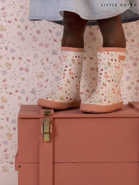 Little Dutch Pink Flowers and Butterflies Rainboots (661332) | €44