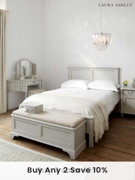 Laura Ashley Dove Grey Clifton Blanket Box (661893) | €814