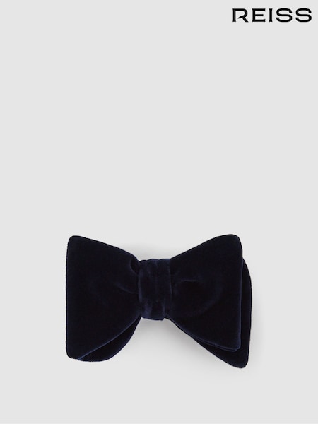 Reiss Navy Hike Velvet Bow Tie (662056) | €48.50