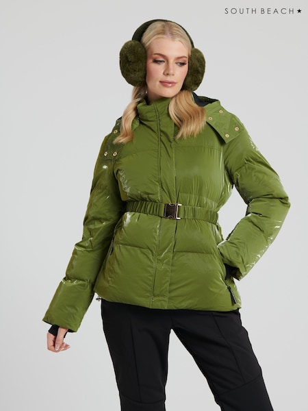 South Beach Shiny Ski Padded Jacket (662062) | 447 LEI