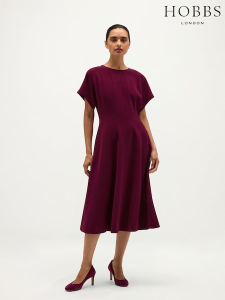 Purple - Hobbs Melina Dress