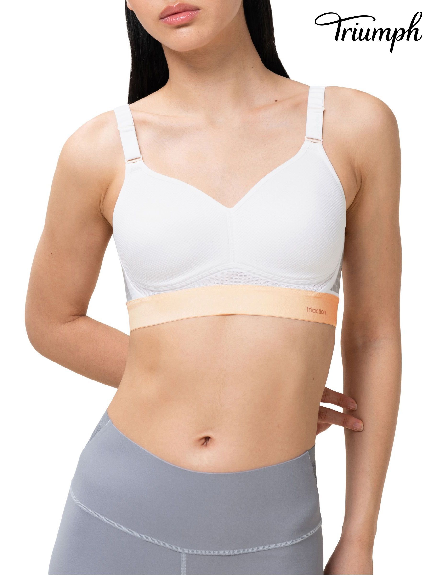 White sports bras outlet
