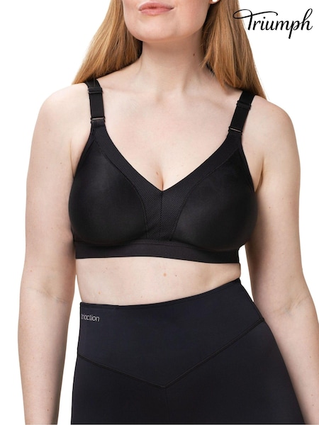 Triumph Triaction Wellness Non-wired Black Sports Bra (662383) | €50