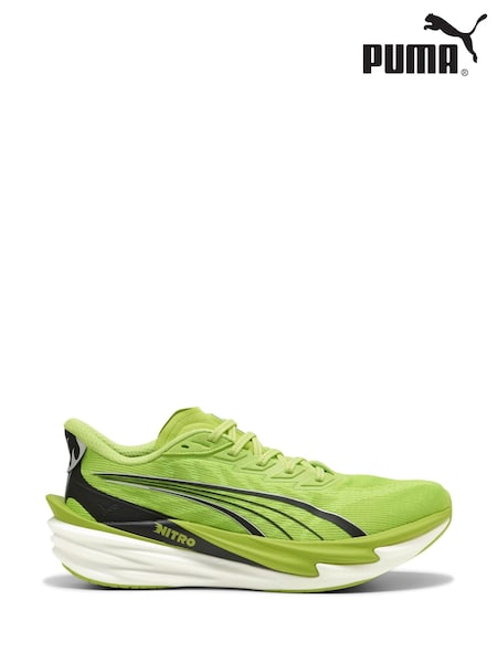 Limetkově zelené - Regular Puma Deviate Nitro 4 Trainers