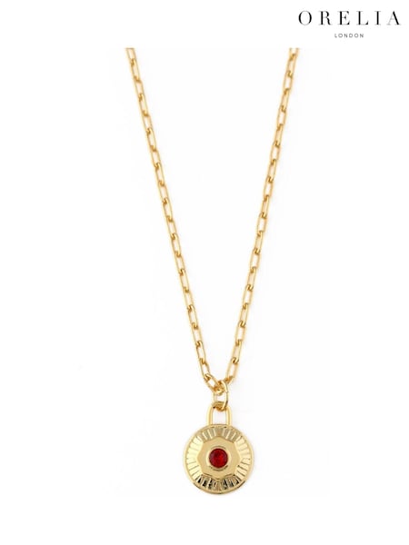 Orelia London Plated Birth Disc Necklace (663816) | kr371
