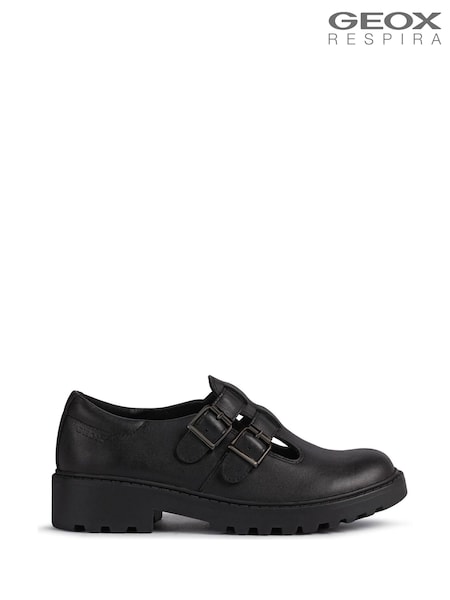 Negro - Geox Casey Ballerina Shoes