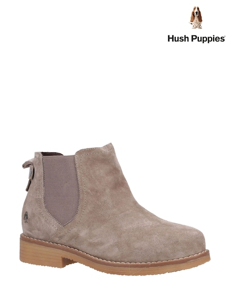 Grey - Hush Puppies Maddy Wide Boots