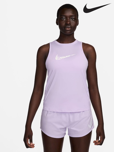 Nike Purple Dri-FIT One Swoosh Running Tank Top (664852) | €11