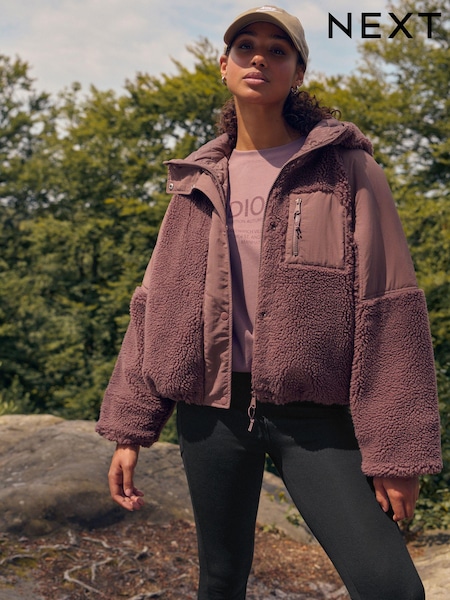 Rose Pink Teddy Borg Jacket (665260) | €47