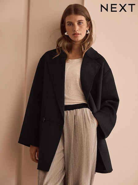 Premium Handsewn Wool Blend Blazer Coat (665331) | kr1 074