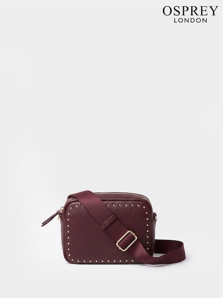 أحمر - Osprey London The Studded Leather Camera Bag