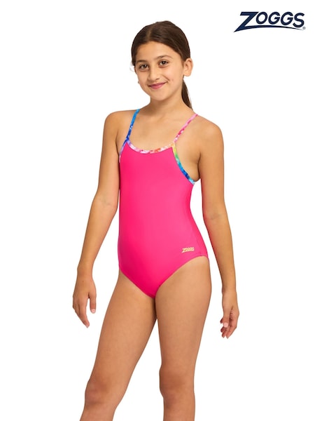 Pink - Zoggs Classicback Swimsuit