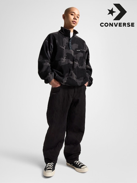 Converse Black Midweight Polar Fleece Jacket (665699) | €114