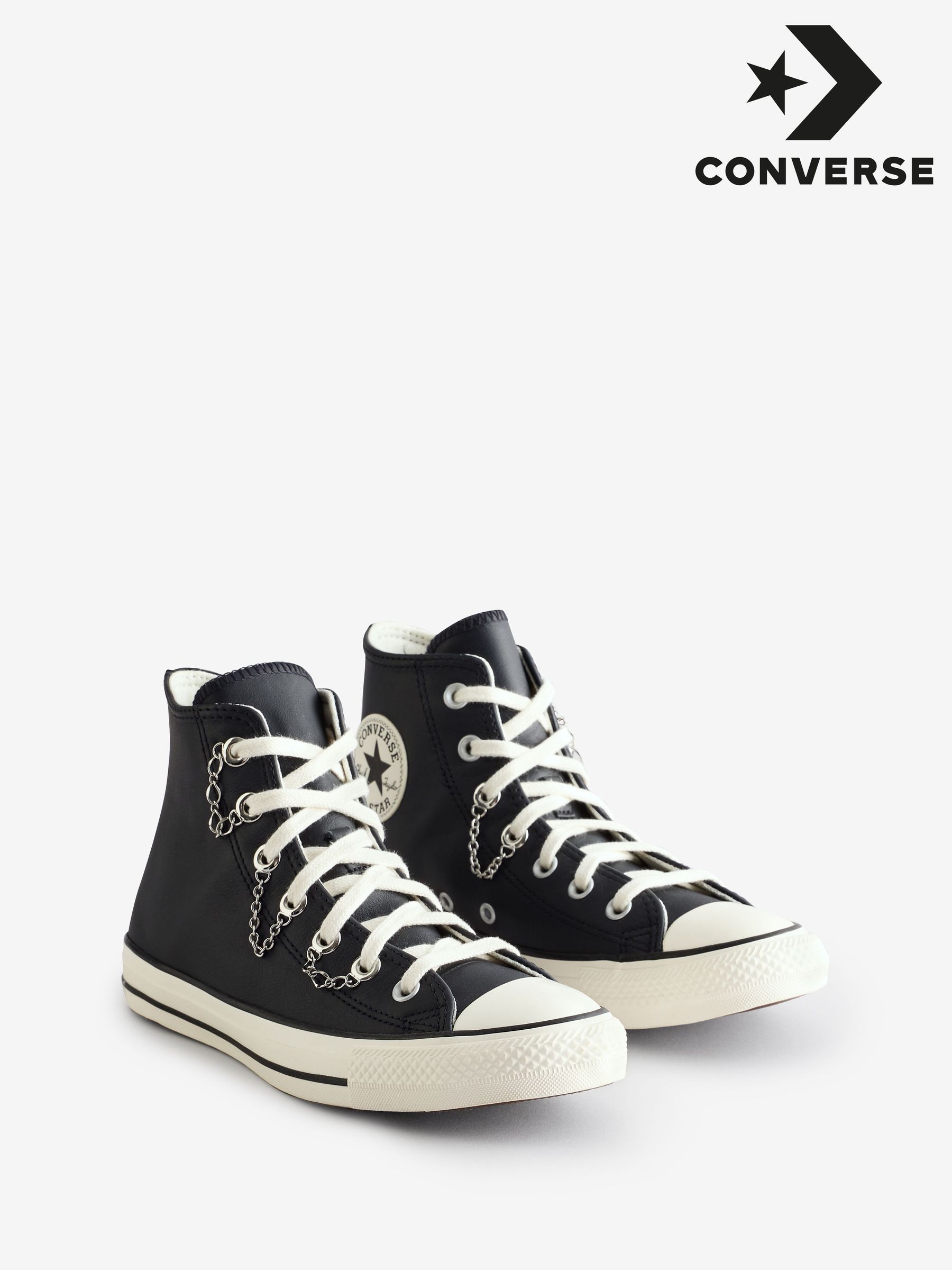 black high rise converse