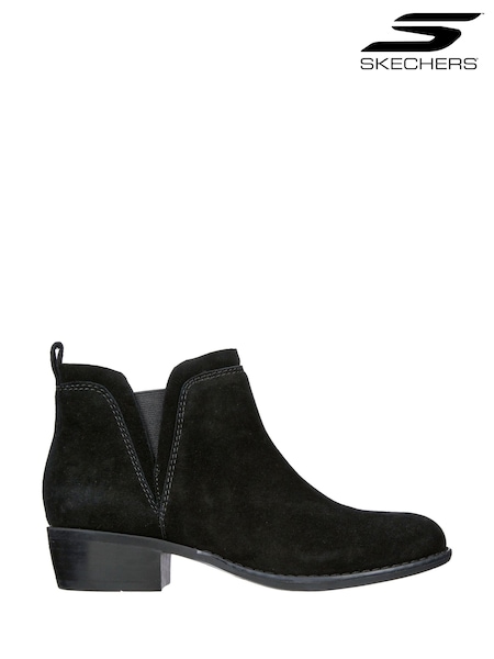Black - Skechers Texas Rodeo Night Ankle Boots