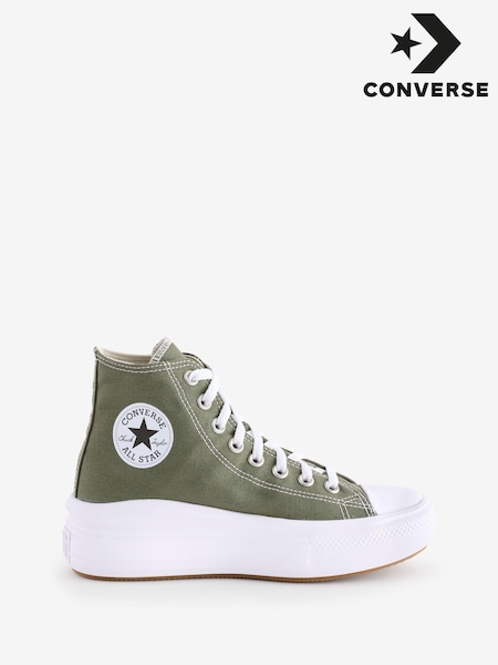 أخضر - Converse Chuck Taylor All Star Move Trainers (665911) | ‏21 ر.ع.‏