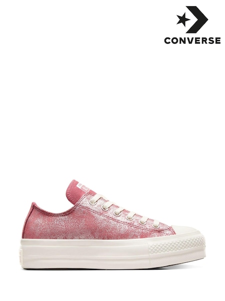 Converse Pink Chuck Taylor All Star Lift Low Top Trainers (665936) | €55