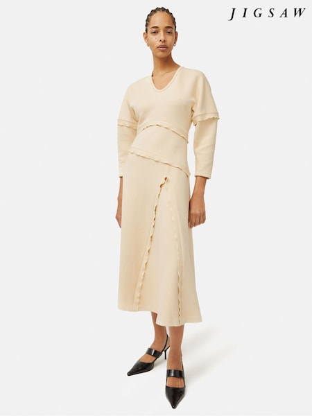 Jigsaw Heavy Crepe Scoop Neck Dress (666619) | €95