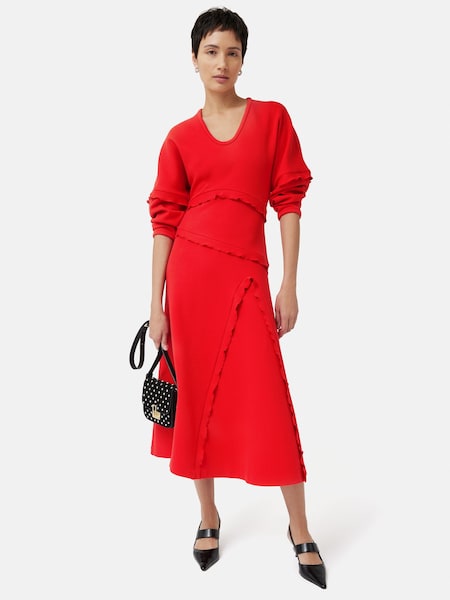 Jigsaw Heavy Crepe Scoop Neck Dress (666668) | €95