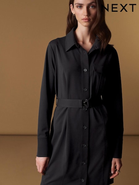 Anthrazitgrau - Premium Mini Shirt Dress (667172) | 19 €