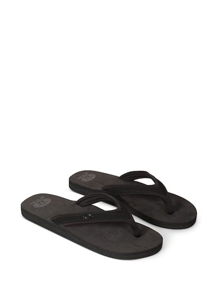 Animal Black Mens Tide Logo Flip Flops (667361) | R$ 285