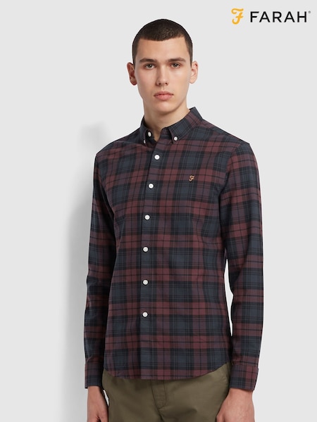 Punainen - Farah Brewer Check Shirt (667534) | €110