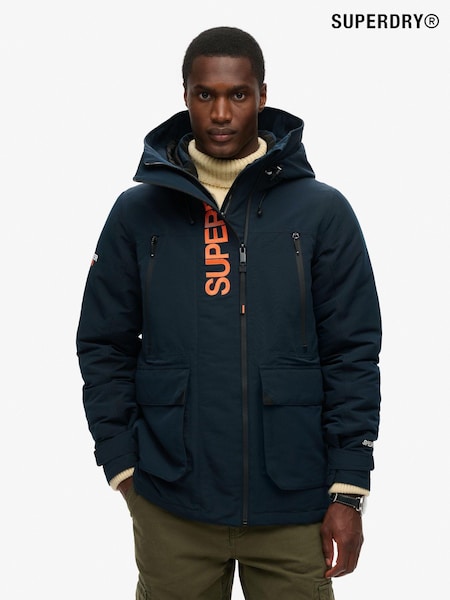 Superdry Eclipse Navy Hood Ultimate Emb Winbreaker Jacket (667749) | €89
