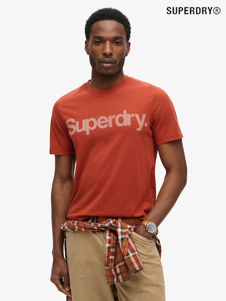 Superdry Arizona Orange Core Logo Classic T-Shirt (667899) | R$ 295