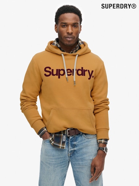 Superdry Tumeric Tan Core Logo Classic Hoodie (668233) | R$ 590