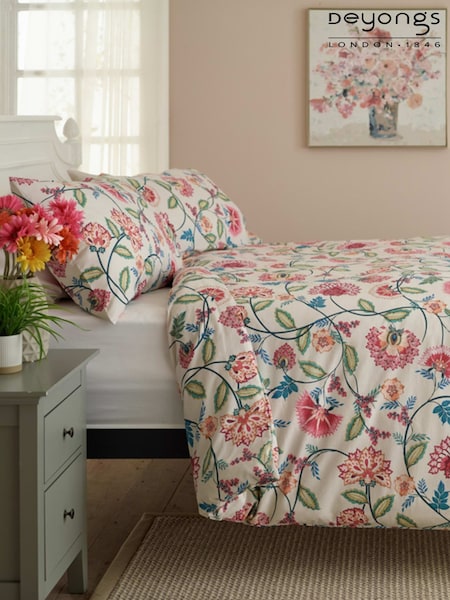 Deyongs Dainty Floral Duvet Cover And Pillowcase Set