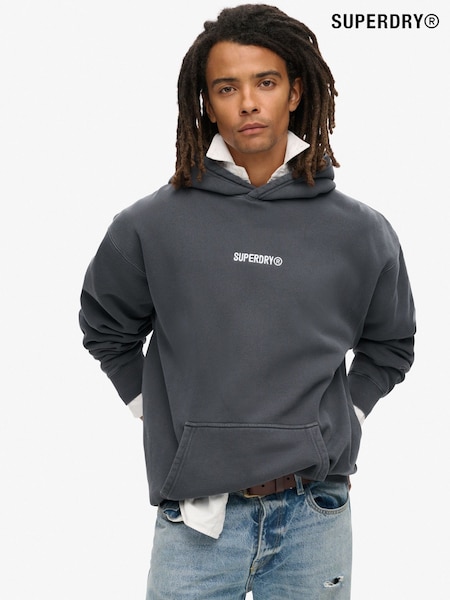 Abanos - Hanorac cu micro logo grafic Superdry Larg (668314) | 256 LEI