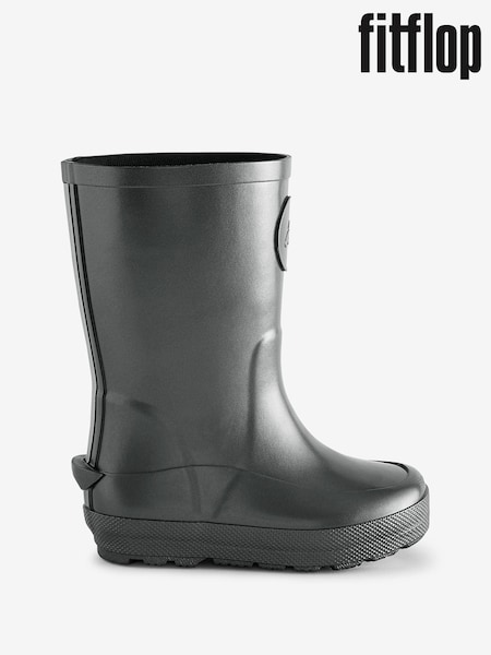 Fitflop Kids Wonderwelly Toddler Pearlized Rain Black Wellies (668644) | 34 €