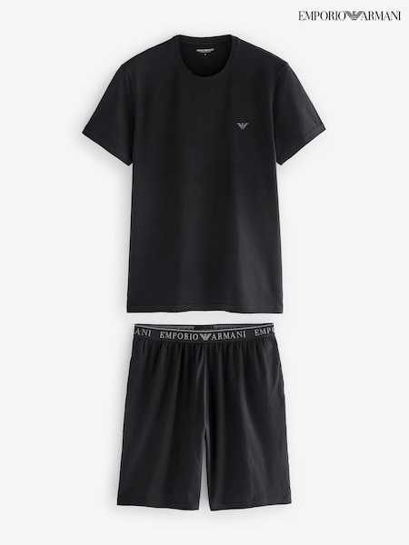 Emporio Armani Logo Waistband Short Pyjama Set (668707) | AED276