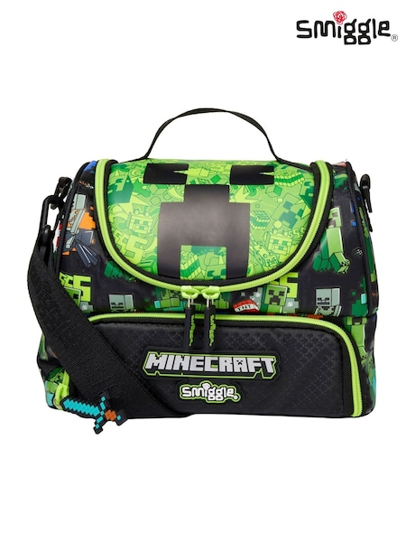 Smiggle Minecraft Double Decker Lunchbox with Strap (668912) | € 17