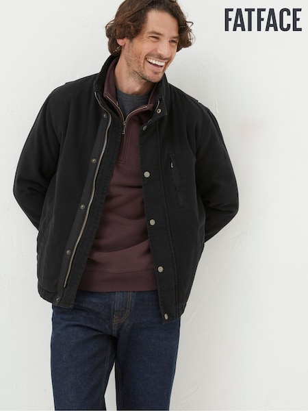 FatFace Black Canvas Jacket (668964) | €72