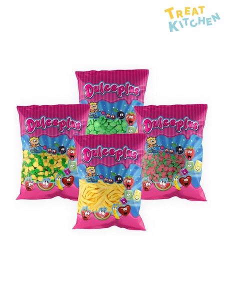 Treat Kitchen Fruity Gummy Sweets Selection 4x 1kg Mix Confectionery