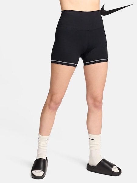 Nike Black One High Waisted 5 Cycling Shorts (669115) | €17.50