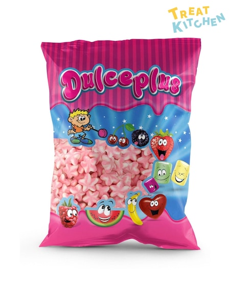 Treat Kitchen Sugared Pink Twist Star Shaped Gummies 1 Kilo Bag