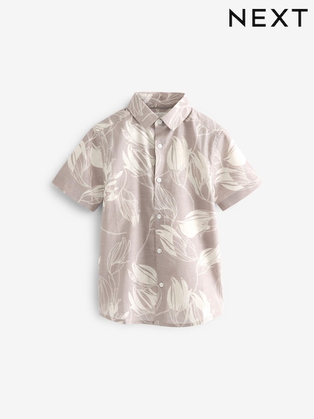 Pink 100% Cotton Floral Print Shirt (3-16yrs) (669662) | €8.50 - €12