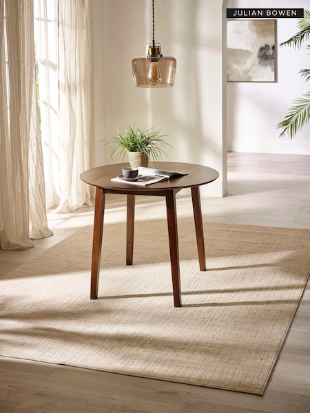 Julian Bowen Coast 90cm Round Dropleaf Dining Table